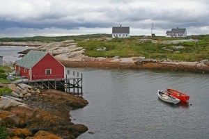 A tranquil fishing village