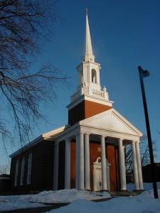 The chapel at Acadia University