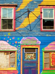 A colourful house in Bear River