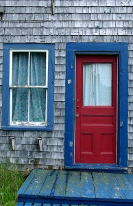 As well as lobster, you'll also find some weathered and characterful buildings in Halls Harbour.