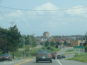 The main road leading into Antigonish The main road leading into Antigonish