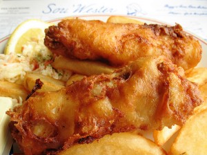 Delicious fish and chips Delicious fish 'n' chips