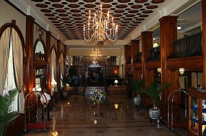 Inside the Lord Nelson Hotel.