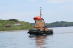 Theodore Tugboat on the move.